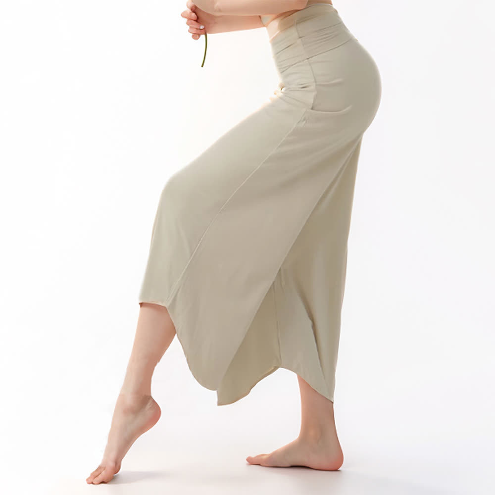 Olivenorma Plain Color High-Waist Women Flare Yoga Pants  - image 2