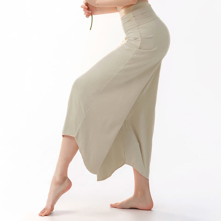 Olivenorma Plain Color High-Waist Women Flare Yoga Pants  - image 2