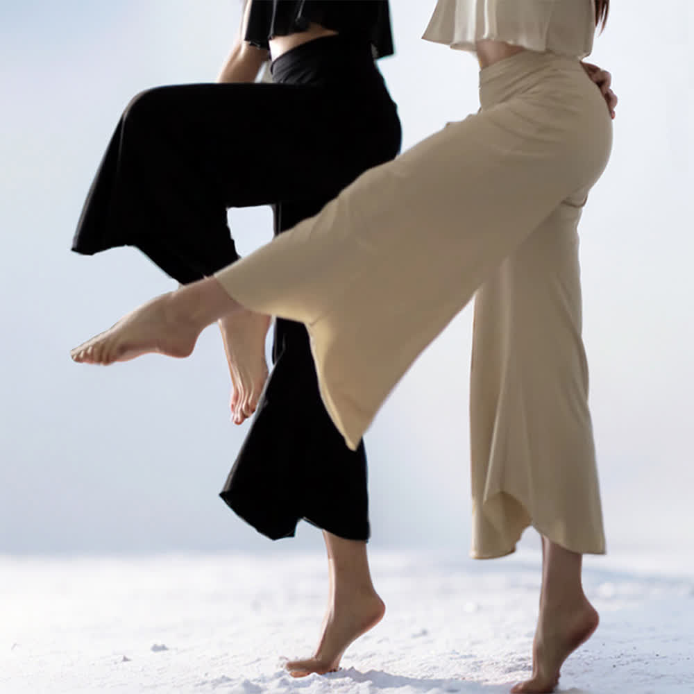 Olivenorma Plain Color High-Waist Women Flare Yoga Pants  - image 7