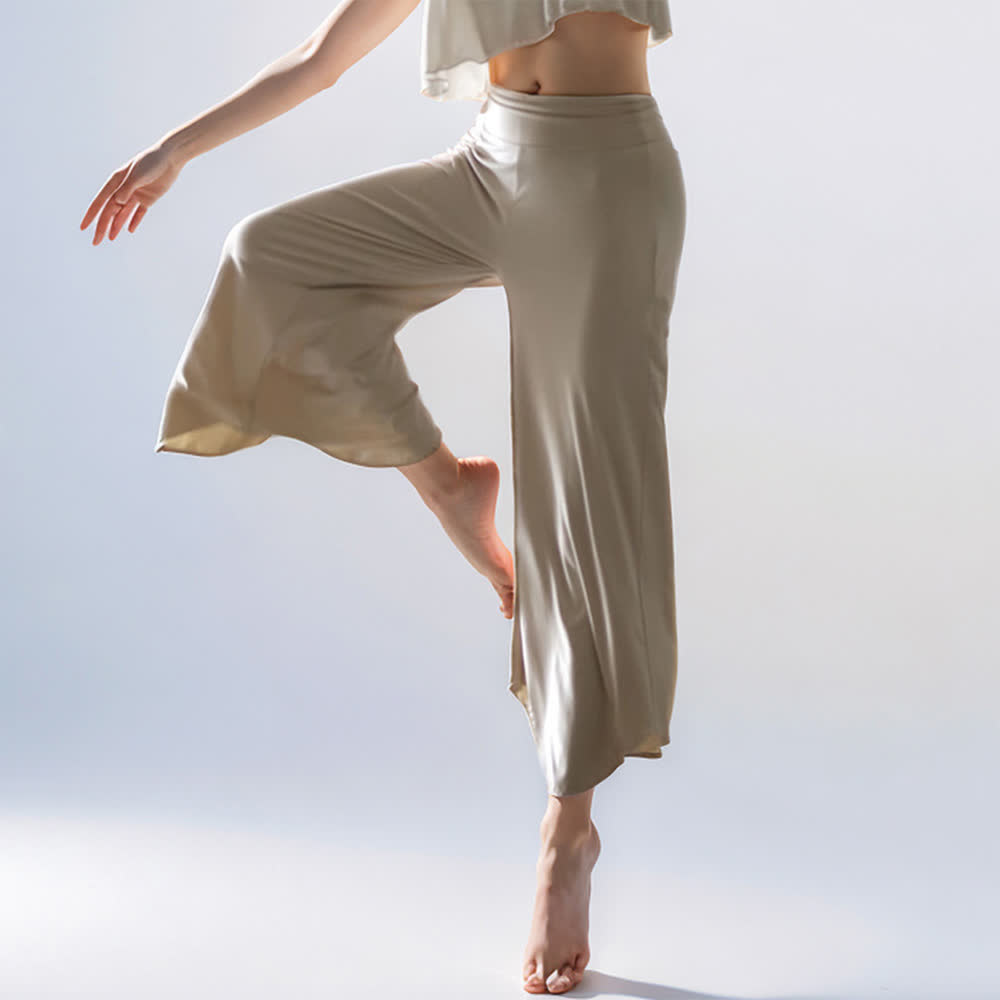 Olivenorma Plain Color High-Waist Women Flare Yoga Pants  - image 4