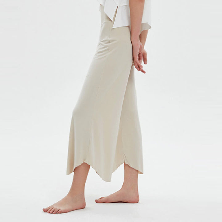 Olivenorma Plain Color High-Waist Wide-Leg Loose Flare Yoga Pants - image 6