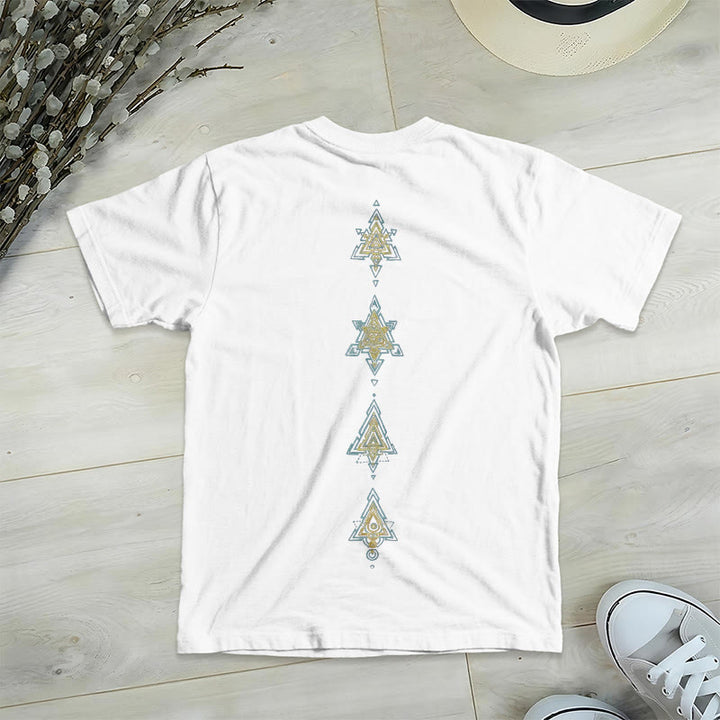 Olivenorma Metatro's Cube Symbol Sacred Geometry Healing Tee V-Neck Spiritual T-Shirt - image 14