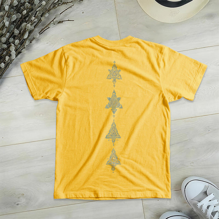 Olivenorma Metatro's Cube Symbol Sacred Geometry Healing Tee V-Neck Spiritual T-Shirt - image 18