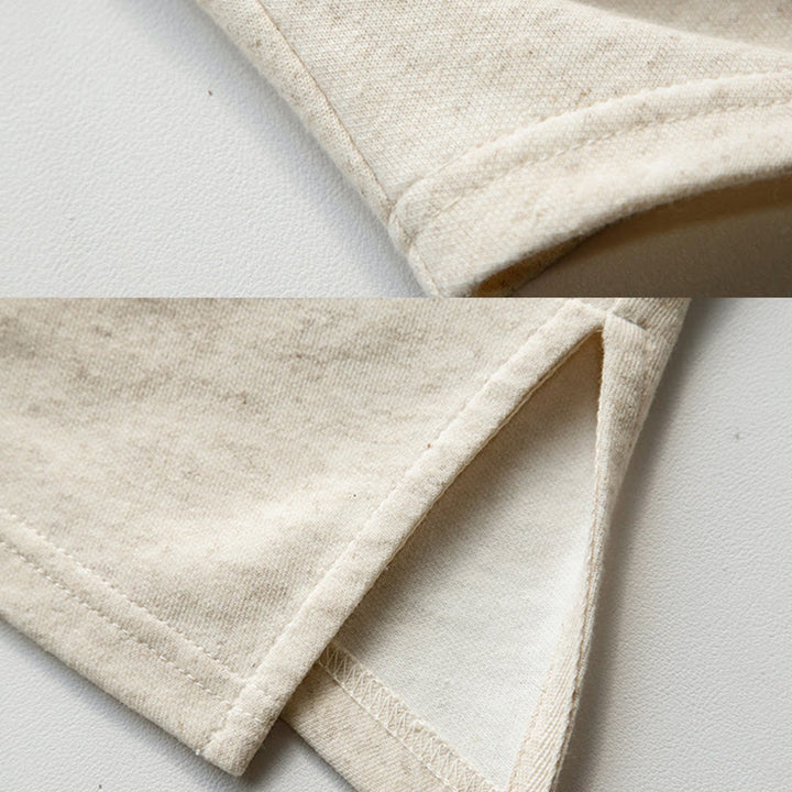 Olivenorma Designed Long Sleeve Cotton Linen Blouses Regular Fit Tops Sweatshirt - image 9