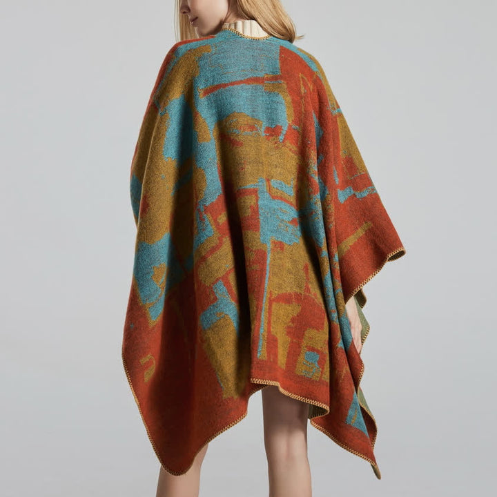 Olivenorma Boho Patchwork Open Front Shawl Cardigan - image 6