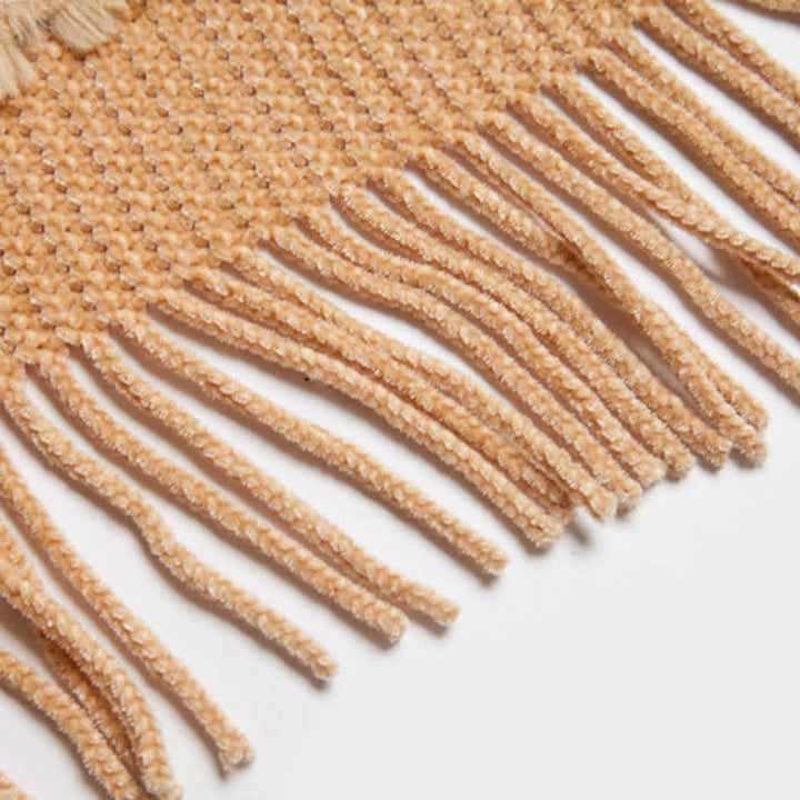 Olivenorma Fringed Camel Wrap Cardigan Shawl - image 14