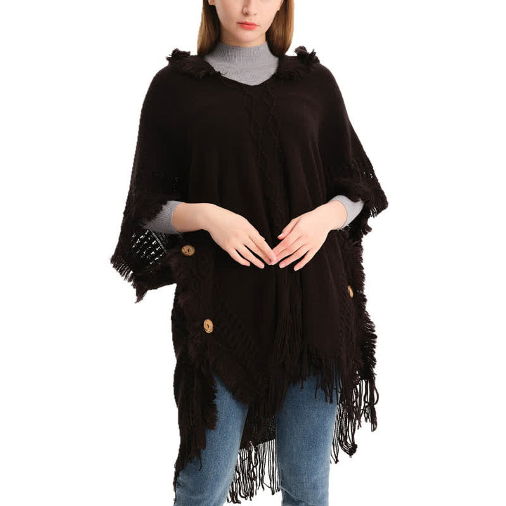 Olivenorma Fuzzy Ivory Acrylic Cardigan Shawl - image 11