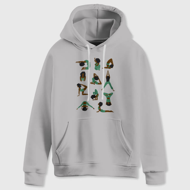 Olivenorma Yoga Poses Oversized Sweatshirts Outfits Fleece Sweaters Tops Hoodies - image 9