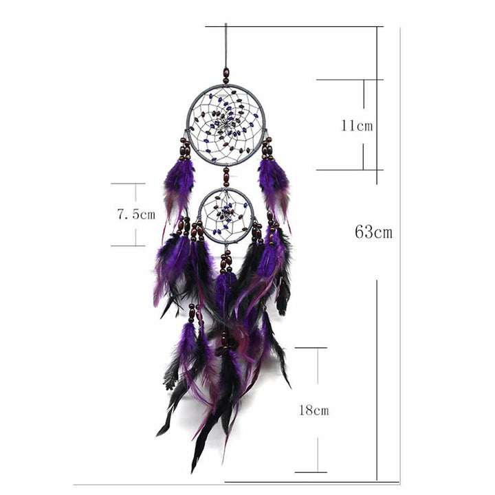 Olivenorma Bronzite Lapis Lazuli Handmade Beads Dream Catcher