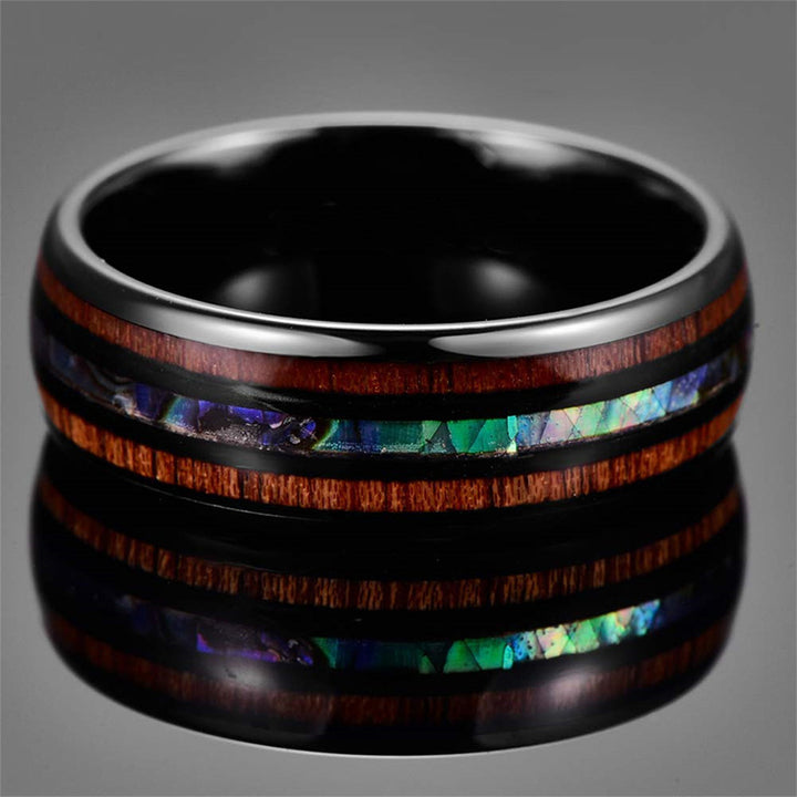 FREE Today: Koa Wood and Abalone Shell Tungsten Ring - image 14