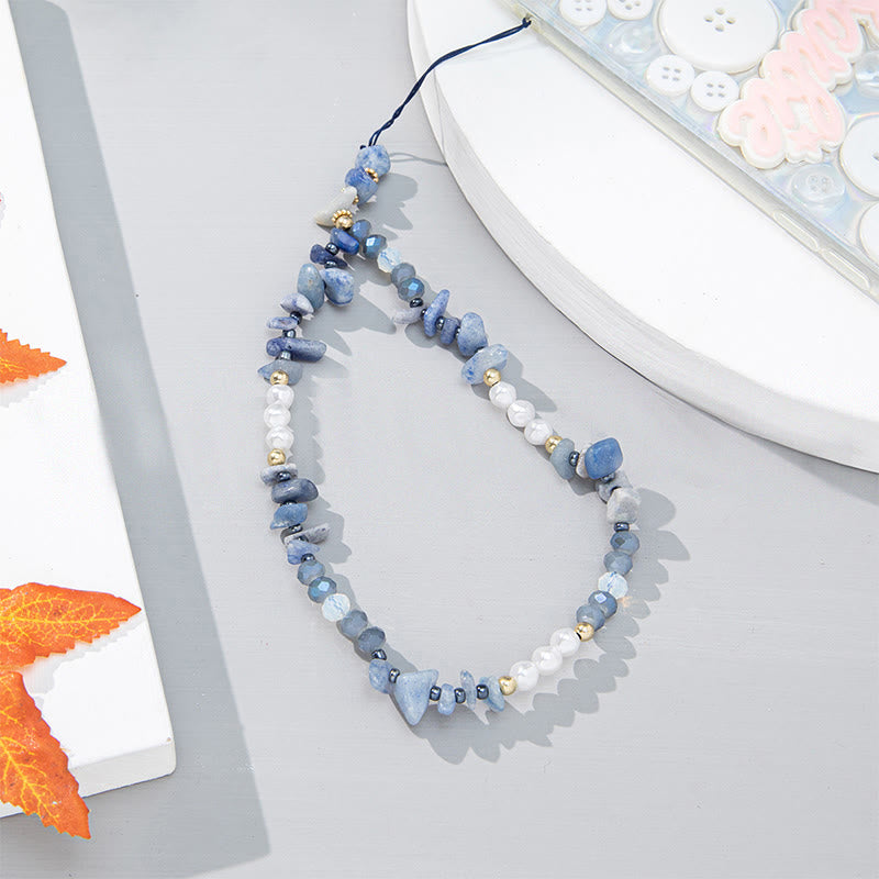 Olivenorma Colorful Gravel Pearl Color Matching Mobile Phone Strap