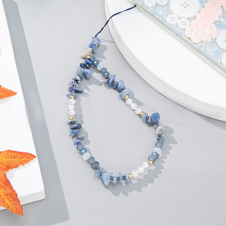 Olivenorma Colorful Gravel Pearl Color Matching Mobile Phone Strap