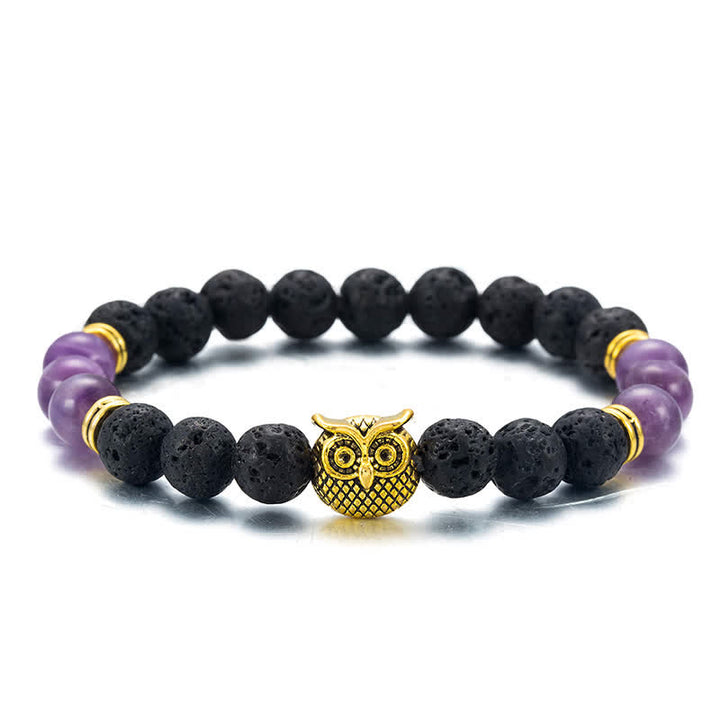 SPIRITUAL ENERGY - Owl Gemstone Necklace with Bracelet Gift Set - image 2