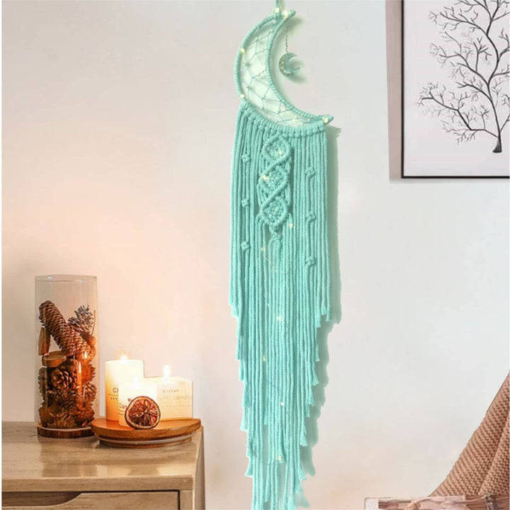 Olivenorma Star Moon Macrame Tassel Dream Catcher