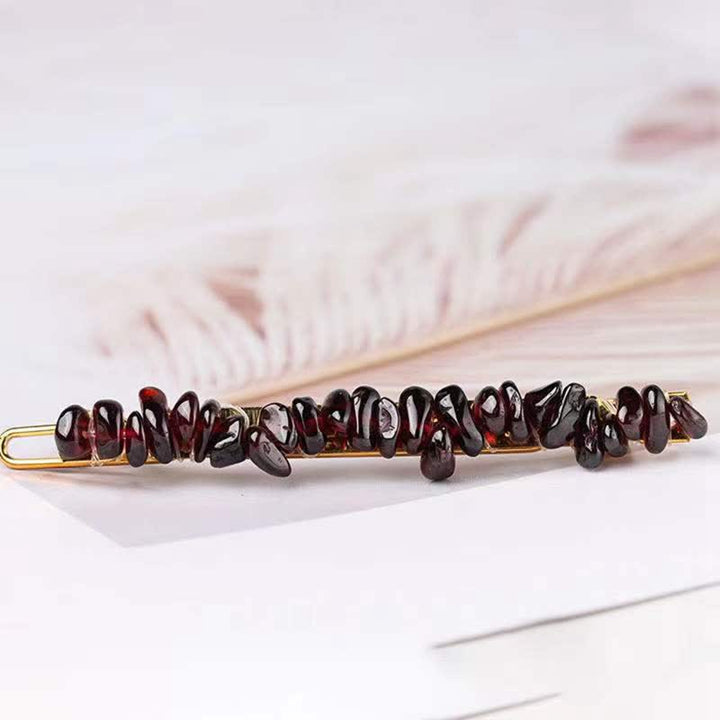 Olivenorma Natural Broken Crystal Hairpin