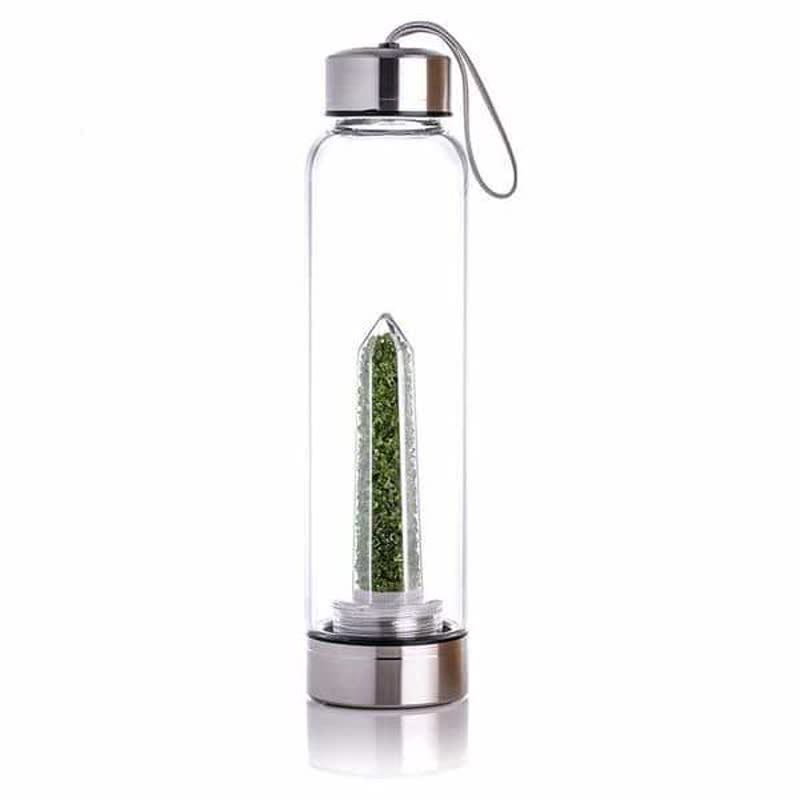 Olivenorma Crystal Elixir Water Bottle - Green Aventurine - image 13
