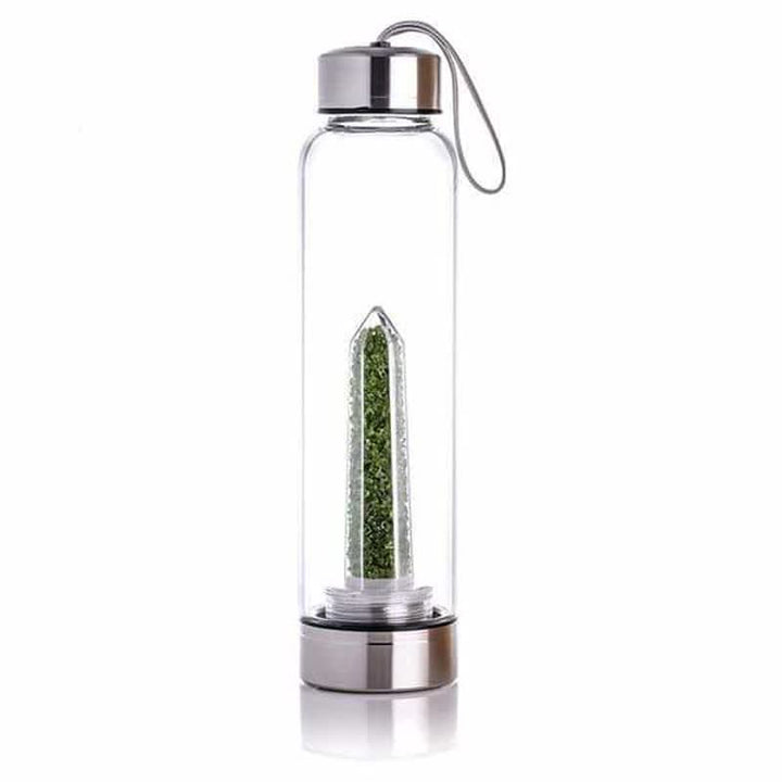 Olivenorma Crystal Elixir Water Bottle - Green Aventurine - image 13