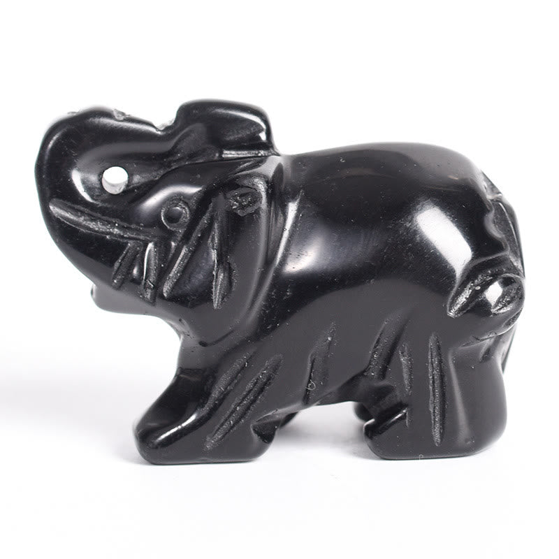 Olivenorma 1.5/2 Inches Carved Elephant Figurine Gemstone Decoration - image 41