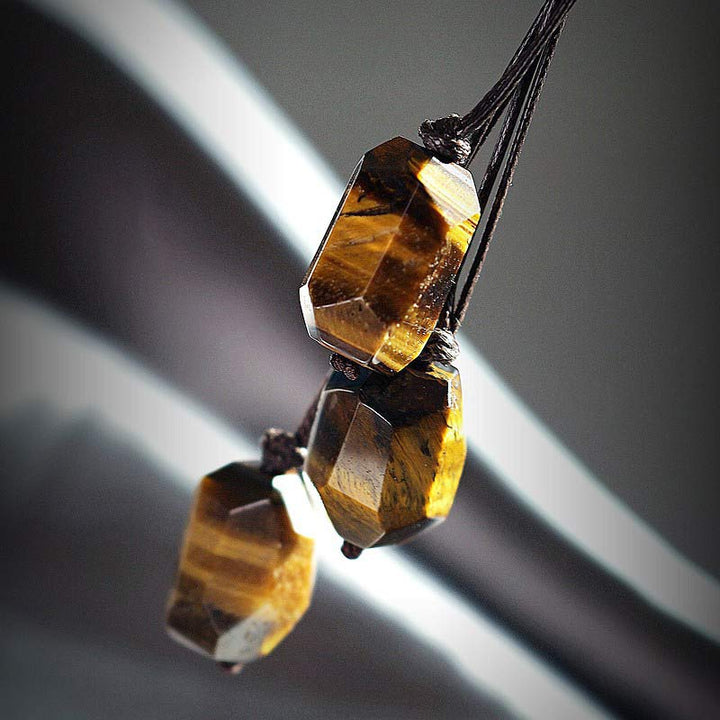 Natural Tiger Eye Protection Gemstone Neclace