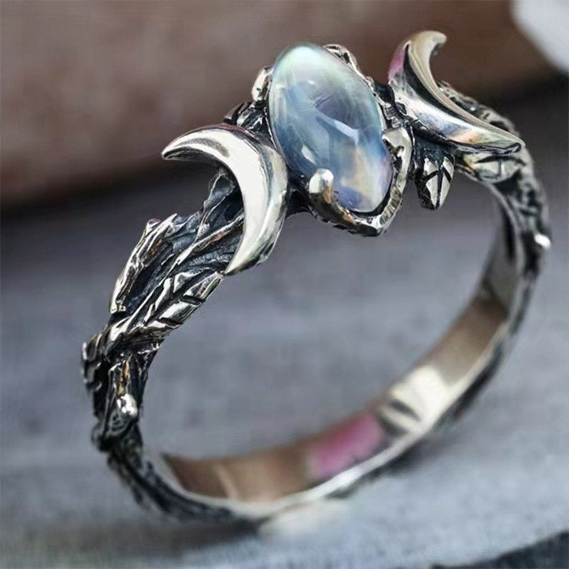 Olivenorma Moonstone Moon Light Ring