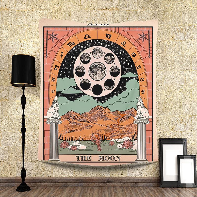 Olivenorma Witch Fairy Zodiac Horoscope Tapestry Pattern - 150*200cm - Flannel - Moon phase & THE MOON - image 11