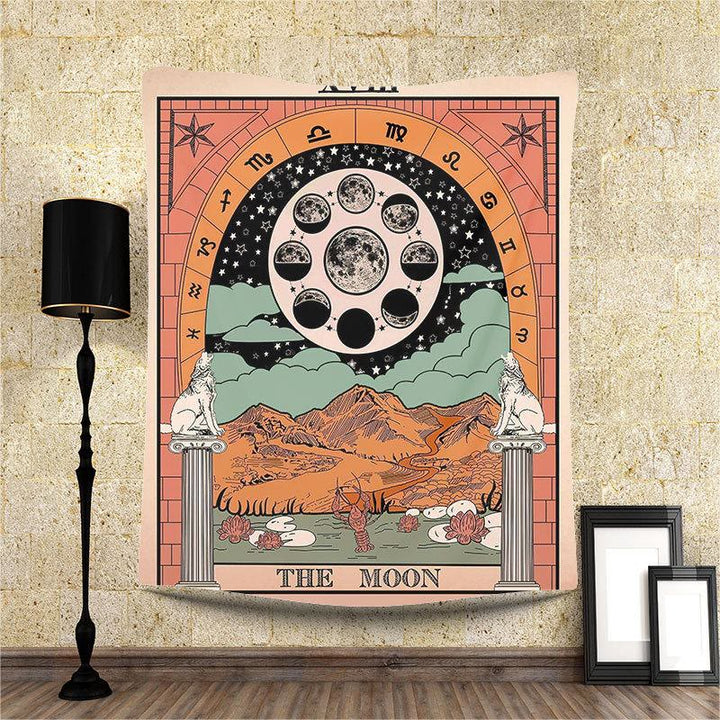 Olivenorma Witch Fairy Zodiac Horoscope Tapestry Pattern - 150*200cm - Flannel - Moon phase & THE MOON - image 11