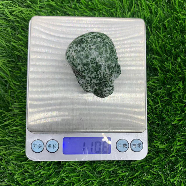 Olivenorma 5cm Carved Natural Crystal Skull Gemstone Decoration - image 35