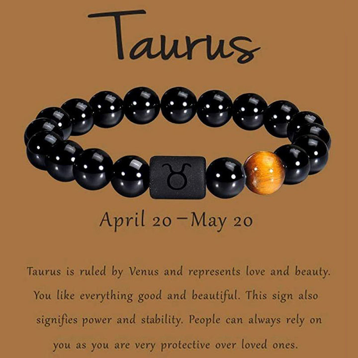 Olivenorma Obsidian Zodiac Lucky Bracelet - Taurus - image 6