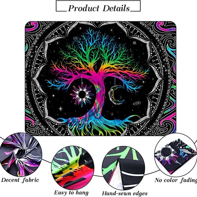 Olivenorma Tree Of Life Vintage Wall Hanging Tapestry