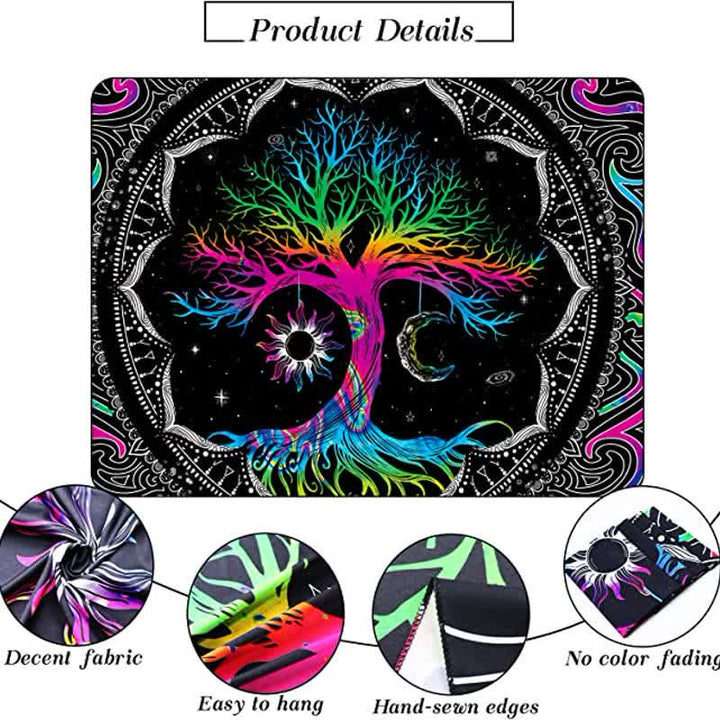 Olivenorma Tree Of Life Vintage Wall Hanging Tapestry