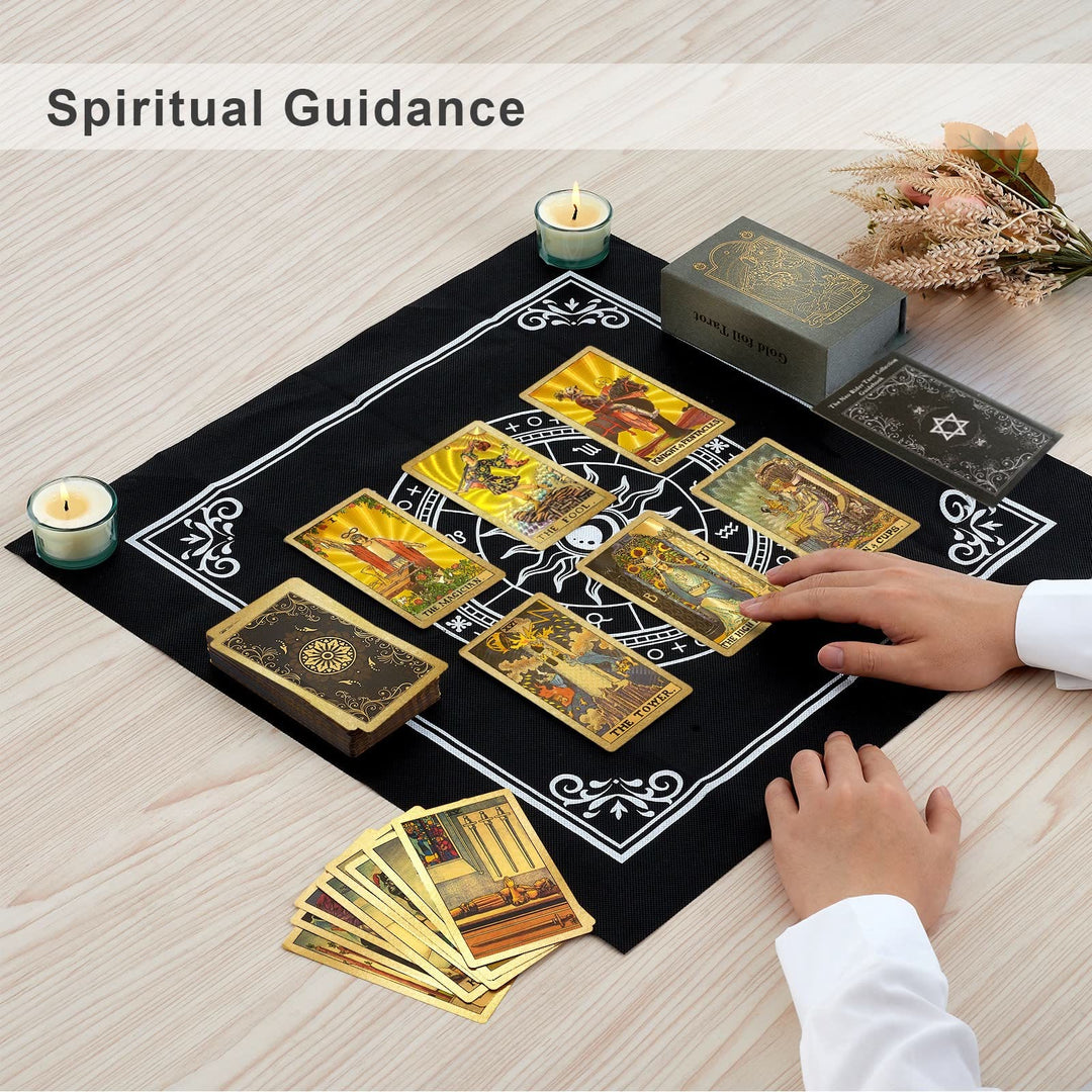 Olivenorma Bronzing Back Pattern Tarot Deck Cards Set