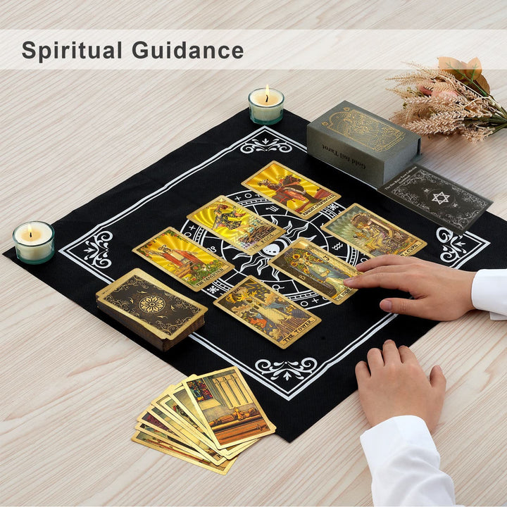 Olivenorma Bronzing Back Pattern Tarot Deck Cards Set