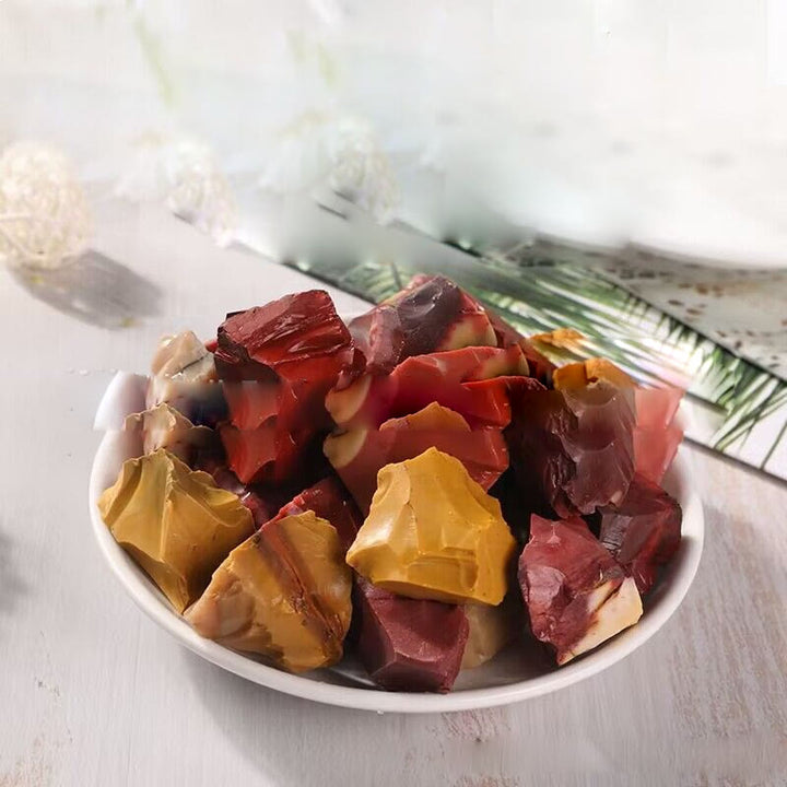 Olivenorma Crystal Rainbow Fluorite Natural Stone - 3-5cm - Mookaite - image 41