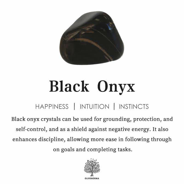 (Clearance 30% OFF / CODE: OFF30) - Olivenorma "Light In The Dark" -Black Onyx  Lotus Orgone Pyramid