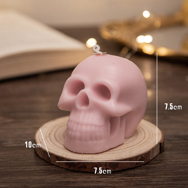 Olivenorma Multicolor Skull Scented Candle