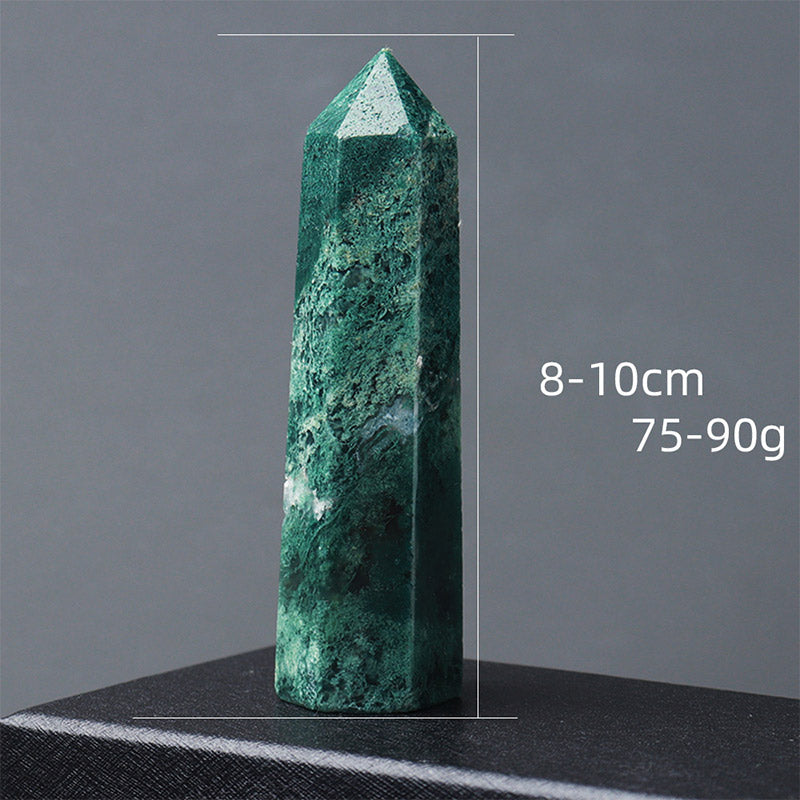 Olivenorma Malachite Natural Crystal Wands Tower