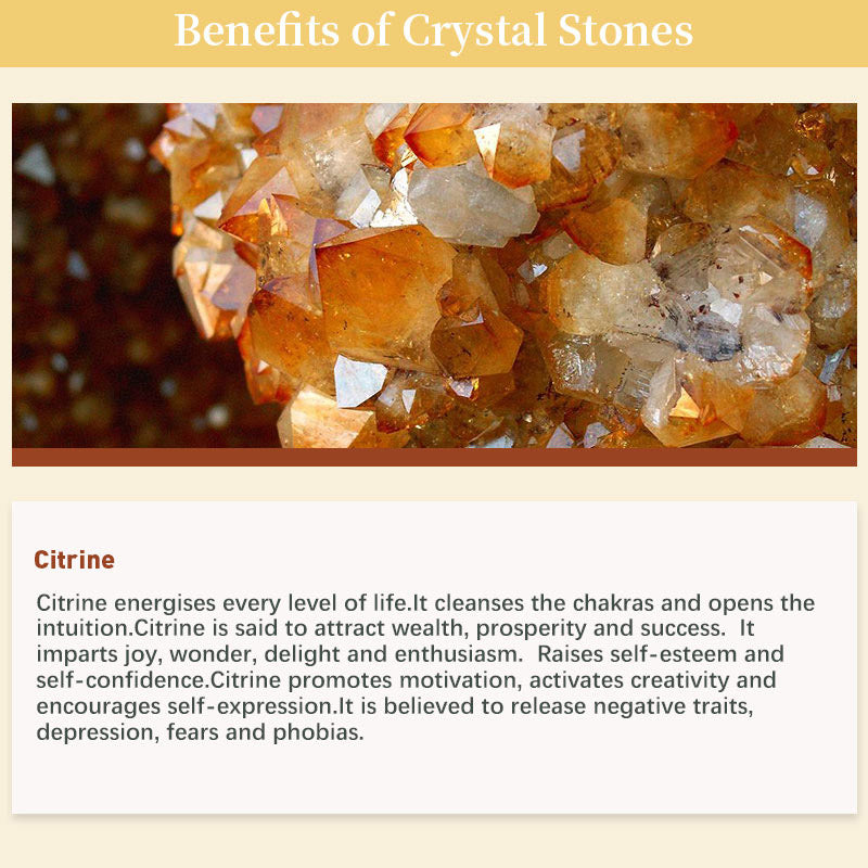 Rich Stone - Citrine Prosperity Gemstone Bracelet