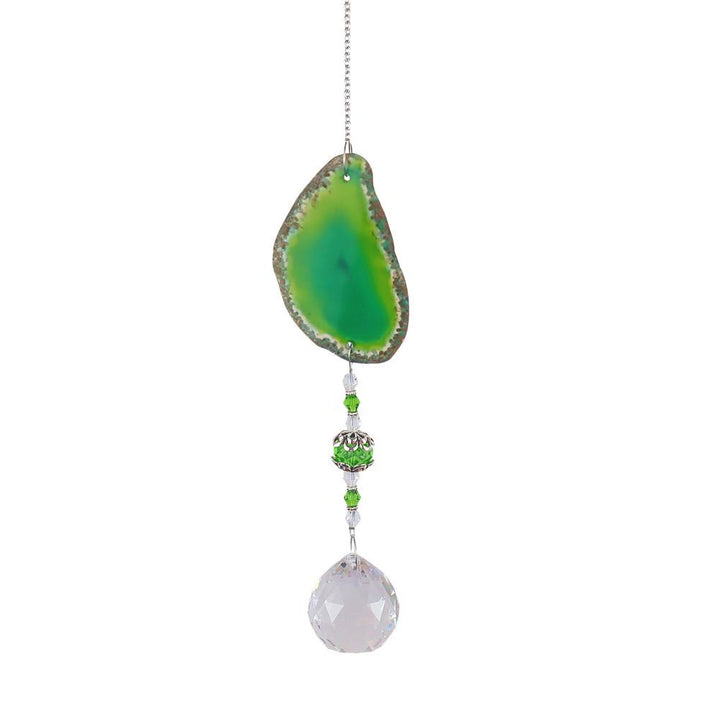 Olivenorma Handmade Hanging Pendant Sun Crystal Wind Chime