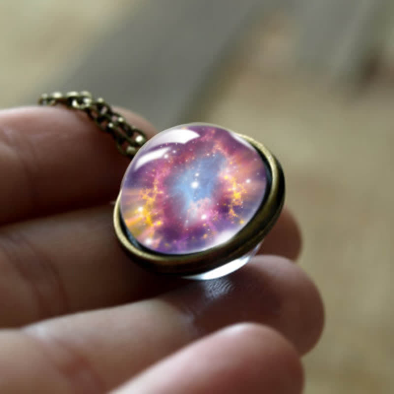 Olivenorma Vast Universe Galaxy Necklace - Pink Sky - image 10