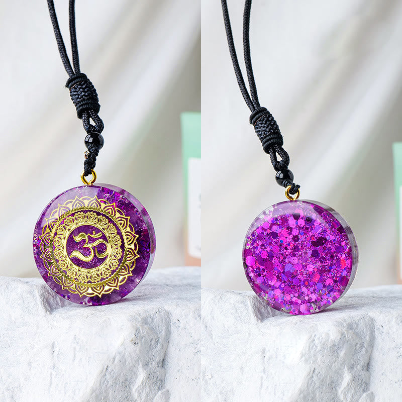 Olivenorma Natural Crystal Orgone Necklace