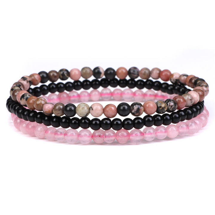 Olivenorma Protection From Negative Energies Rhodonite Bracelet