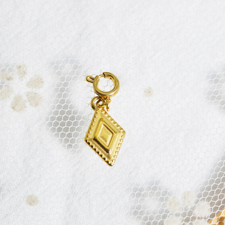 Olivenorma Geometric Round Or Water Drop Crystal Gold Pendant Necklace - Rhombus #2 - Necklace #4 - image 33