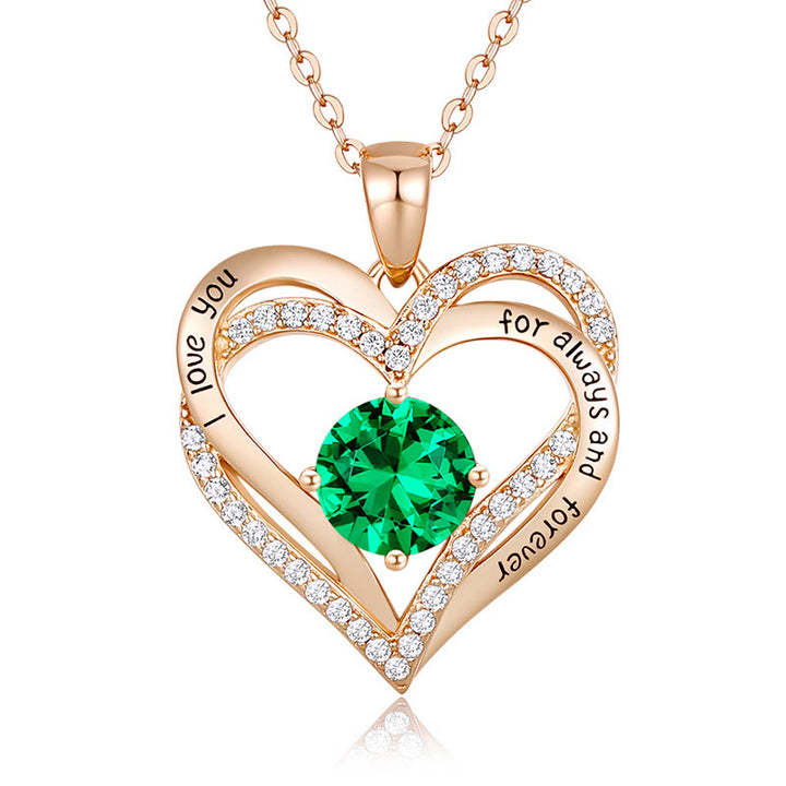 FREE Today: "I Love You Always and Forever" – Forever Love Birthstone Heart Necklace - image 30