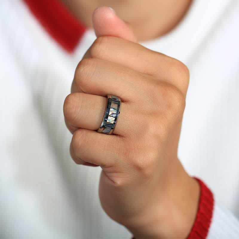 FREE Today: Koa Wood and Abalone Shell Tungsten Ring - image 20