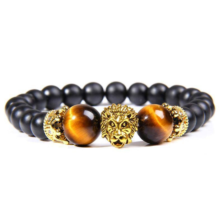 Olivenorma Natural Crystal Stone Lion Symbol Bracelet - image 7