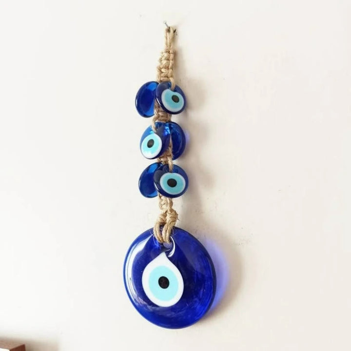 Olivenorma Evil Eye Glass Blue Wall Hanging Decoration Ornament