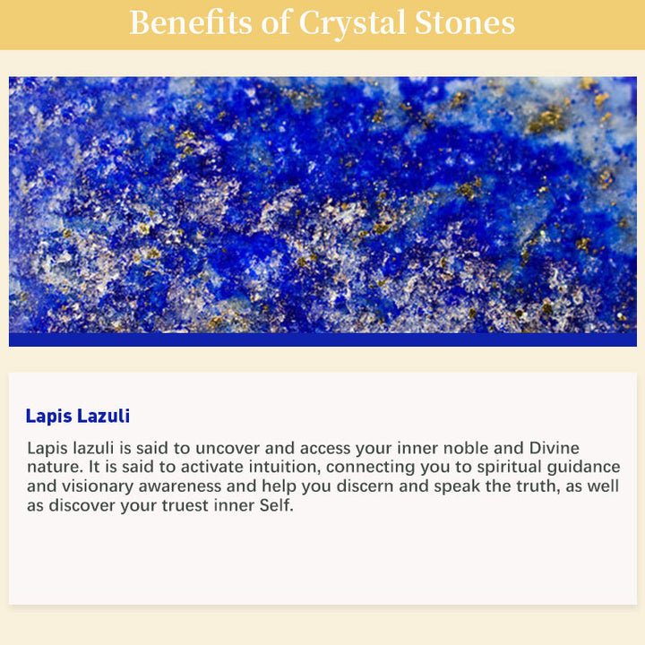 Stone of Wisdom - Lapis Lazuli Gemstone Bracelet