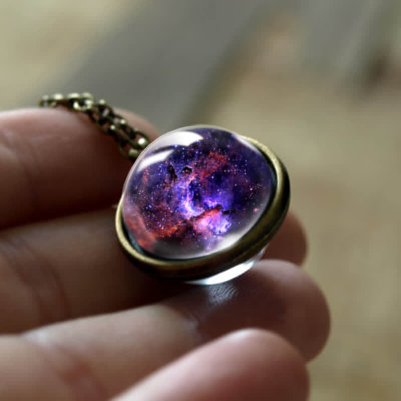 Olivenorma Vast Universe Galaxy Necklace - Dark Night - image 9