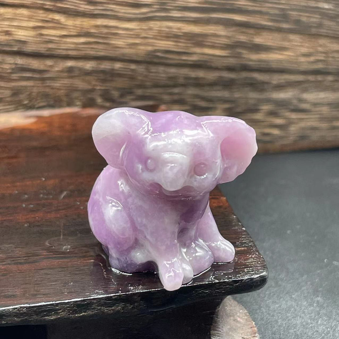 Olivenorma 1.2 Inches Carved Cute Koala Figurine Gemstone Decoration - image 43