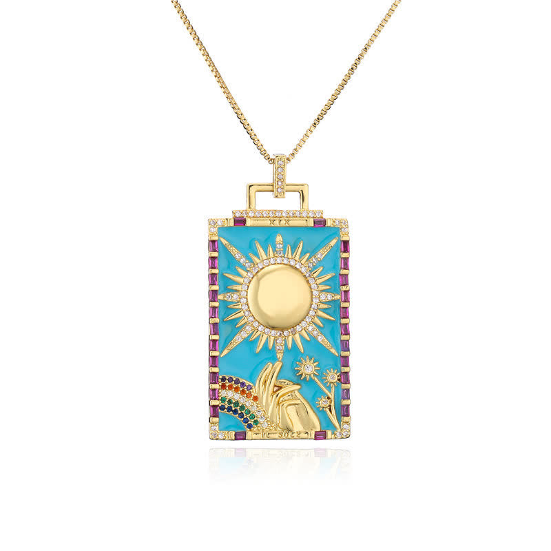 Olivenorma Tarot Card Colors Necklace